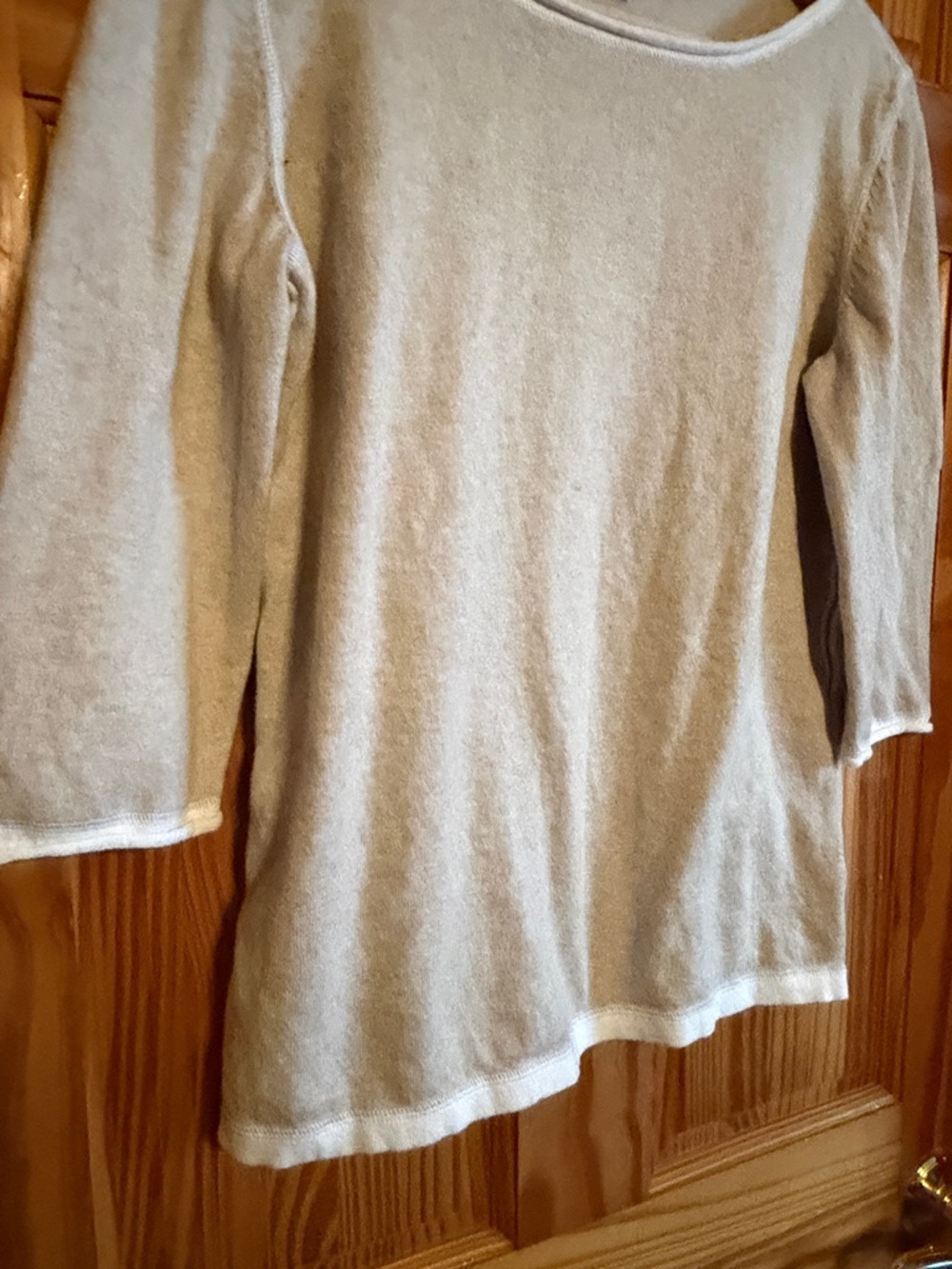 Tribal Cream Textured Boatneck Top - Picture 4 of 11